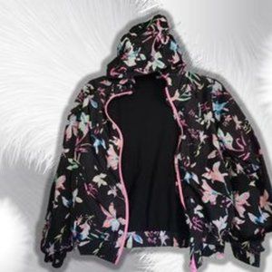 Ideology Floral Hooded WindBreaker Girls
